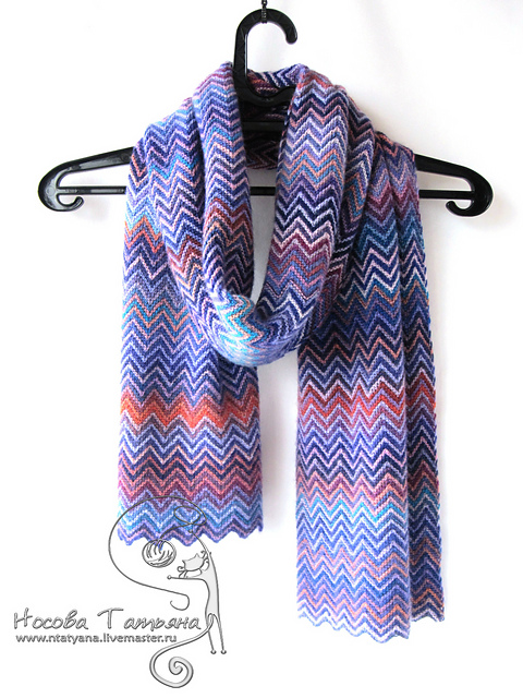 Ravelry: ntatyana's Шарф а-ля Миссони 2