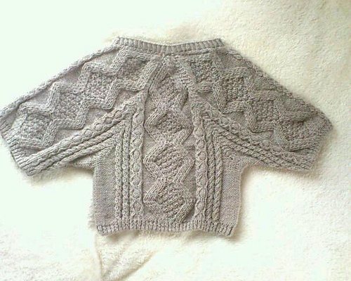 Boatneck Aran ボートネックアランセーター 다른 모습 2