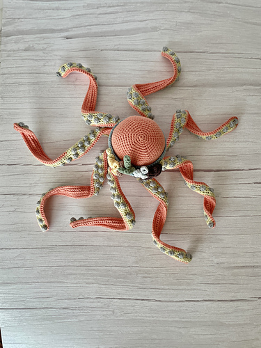 Ingrid the Octopus Amigurumi photo 9