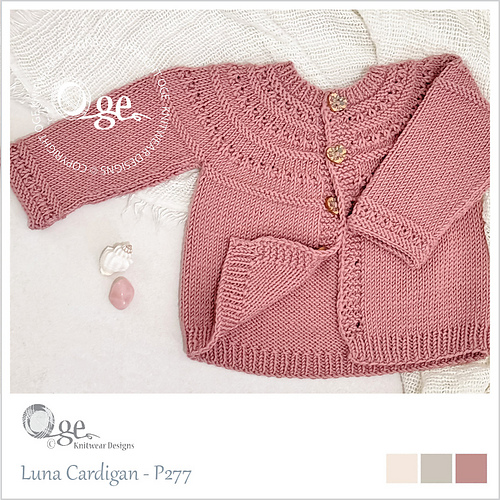 Luna Cardigan - OGE Knitwear Designs