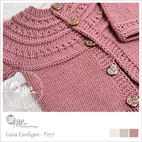 Luna Cardigan - OGE Knitwear Designs