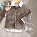 Woodland Textured Top Down Cardigan pattern 