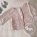 Shell border baby cardigan P097 pattern