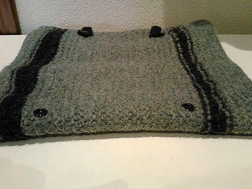 Estuche para agujas y gachillos/ Felted Cozy for needles and hooks photo 4