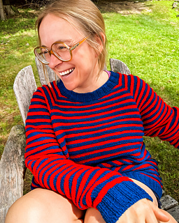 Ola’s sister in size G → +11.75 in (30 cm) ease. Made with Catskill Merino.