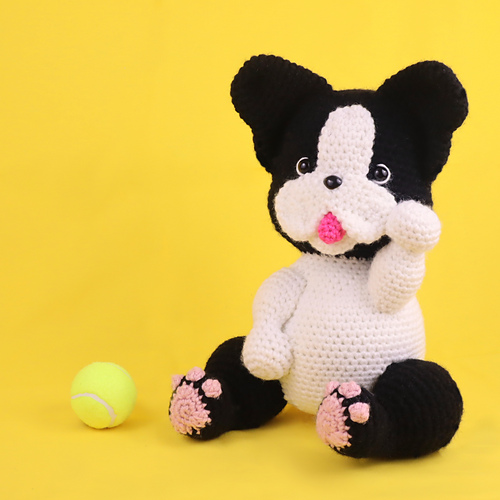 Fransk Bulldog & Boston Terrier Amigurumi - StringyDingDing