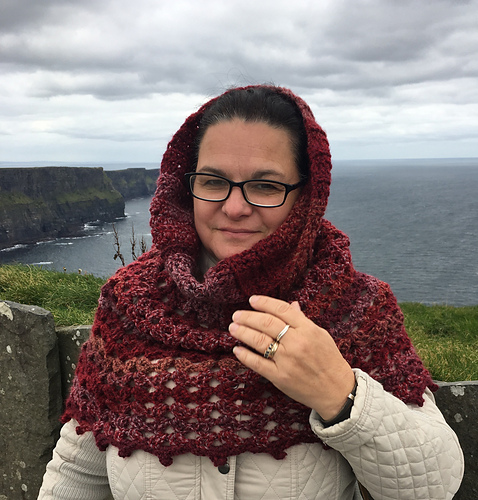 Chic Cowl Neck Poncho photo 3