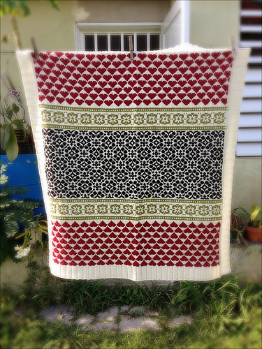Baby Blanket Latvian Garden photo 8
