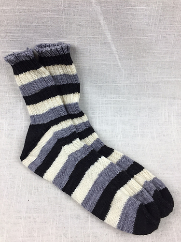 Toe-Up Sokker med Fleeglehæl - Nitro Knitters