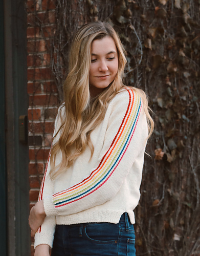 Regnbue-Stripete Genser - Kaitlin Barthold