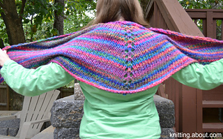 Ravelry: Bulky Triangle Wrap pattern by Sarah E. White