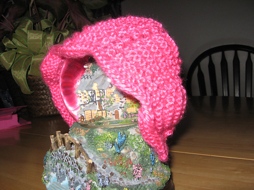 Feather and Fan Baby Bonnet - Worsted Wt photo 6