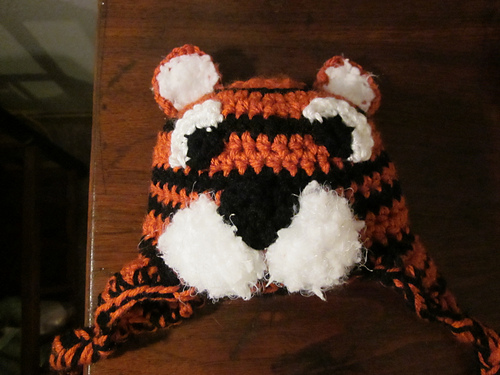 Fuzzy Muzzle Tiger Beanie photo 1