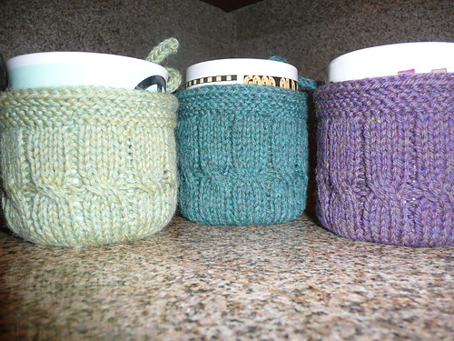 Cabled Mug Cozy photo 2