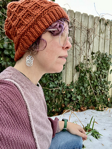 Coffered Beanie - Slouchy or Fitted photo 4