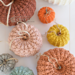 Pixel Pumpkin pattern 