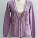 Cardigan with Bobble Panels pattern 