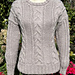 Softly Cabled Sweater pattern 