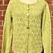 Cardigan with Lacy Medallions pattern 