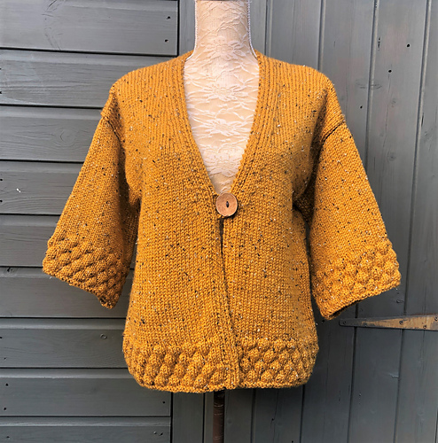 eaphi　HONEYCOMB KNIT CARDIGAN EAPHI HONEYCOMB KNIT CARDIGAN