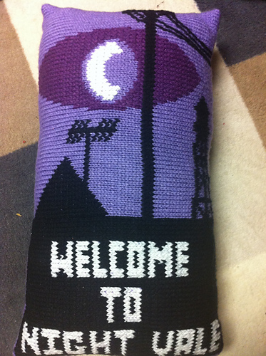 Ravelry: Welcome To Night Vale (Pillow & Scarf Charts) pattern by Becky JC