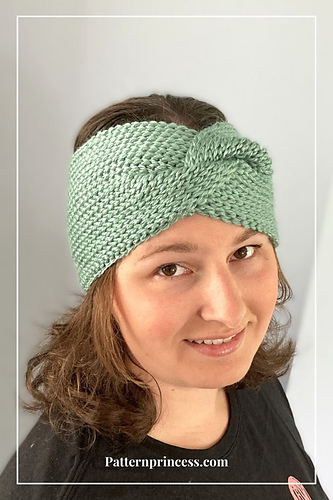 Ravelry: Easy Knit Look Twisted Ear Warmer pattern by Pattern Princess