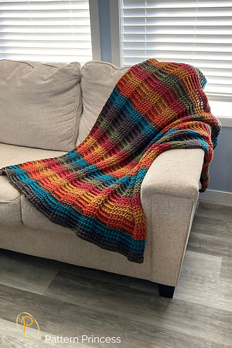 Ravelry: Second Look Throw Blanket pattern by Pattern Princess