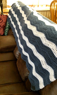 River Ripple Knitting Pattern Ravelry: Gentle River Ripple Blanket pattern by Pattern Princess