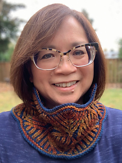 Large cowl, blocked