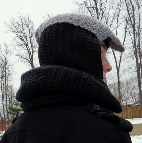 Ravelry: Assassin's Creed Hooded Scarf pattern by Emily Catherine