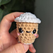 Mini Kawaii Coffee Cup pattern