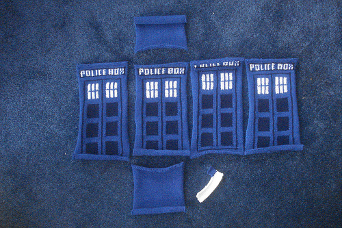 TARDIS stuffed plush - pixelbrid