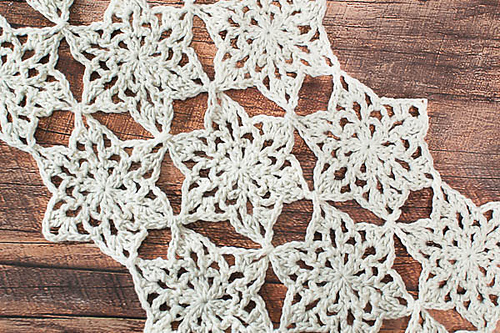 Snowflake Table Runner photo 7