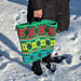 Romanian traditional flower pattern bag pattern 