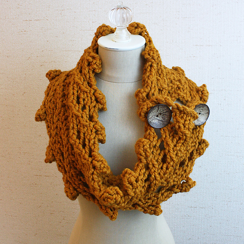 Ravelry: Rustico Cowl / Wrap pattern by Brenda Lavell