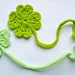 Four leaf clover bookmark pattern 