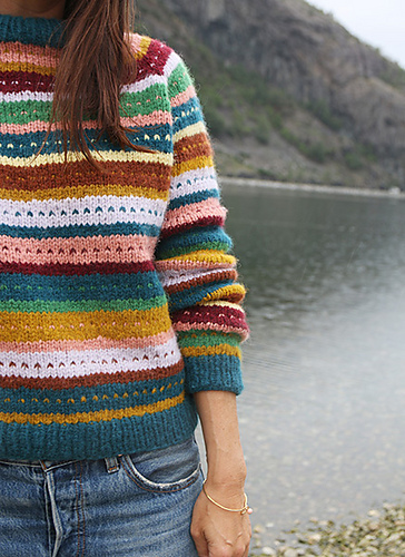 Oversized Genser Med V-Hals Bilde