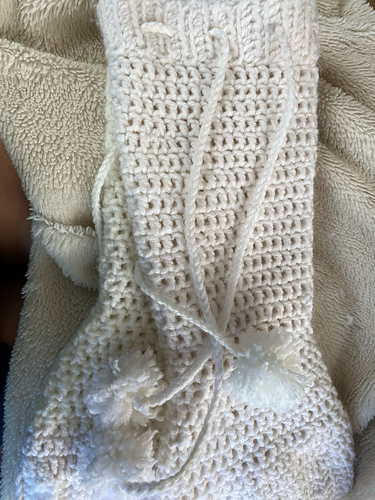 Snøfylt Flare Leggvarmere med Pom Poms - Piper Davis