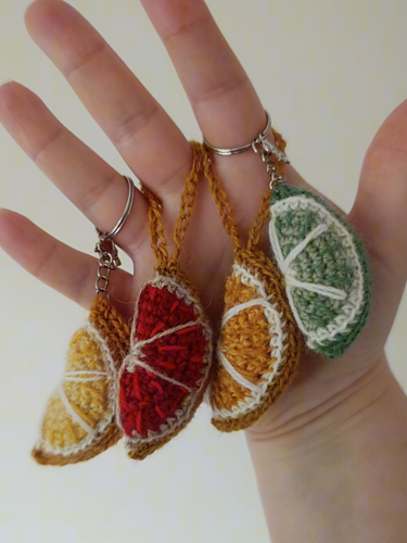 Fruit Slice keychain