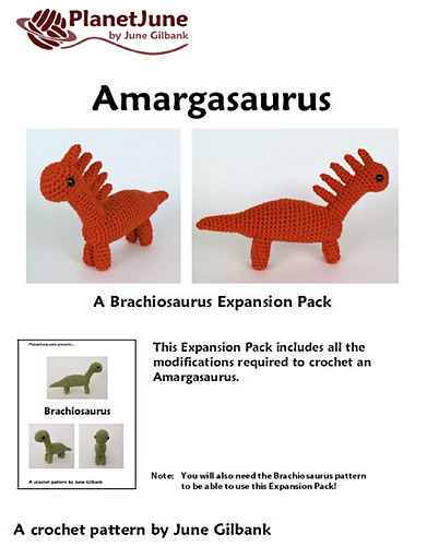 Amargasaurus (Dinosaur) EXPANSJONSPAKKE - June Gilbank