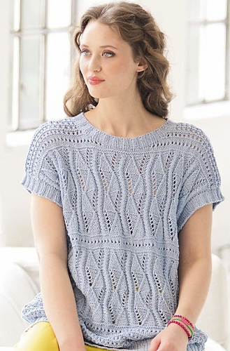 # 09 Shirt mit Ajourmuster