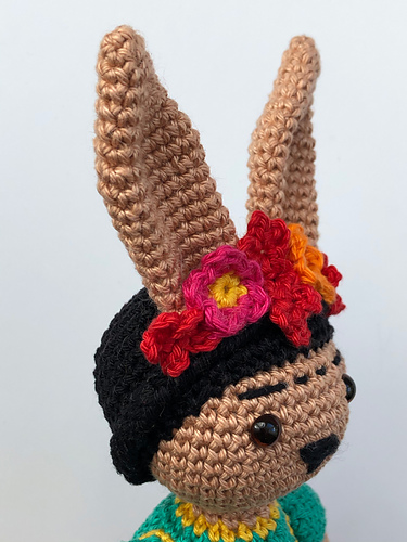 Ravelry: Famous Rabbits // Frida Kahlo pattern by Pony McTate
