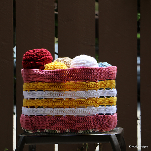 Stash Basket of Yarn photo 1