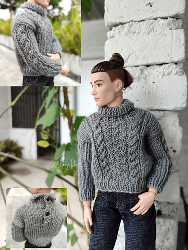 Harry Cable Genser for Ken Barbie dukke - Ajeng Sitoresmi