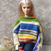 Batwing Sabrina Sweater for 1/6 doll pattern 