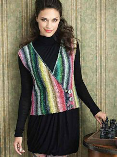 Sideways Striper Vest - Rose Callahan