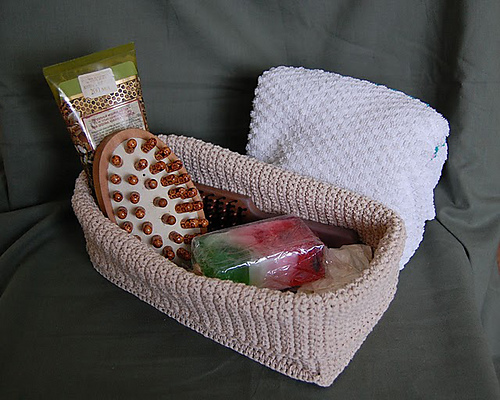 Ravelry: Spa Basket pattern by Lily / Sugar'n Cream