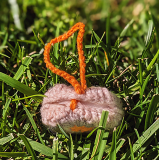 Crochet Flower Balm Tin Holder Bag Charm