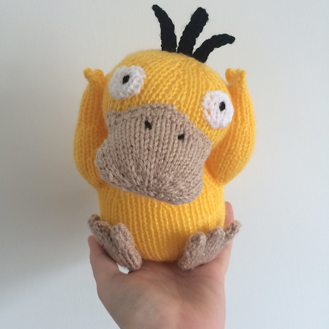 psyduck plush pattern