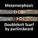 Metamorphosis Doubleknit Scarf pattern 